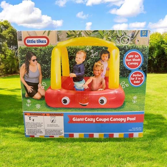 NEW IN BOX Little Tikes Giant Cozy Coupe Canapy Pool - Picture 1 of 1
